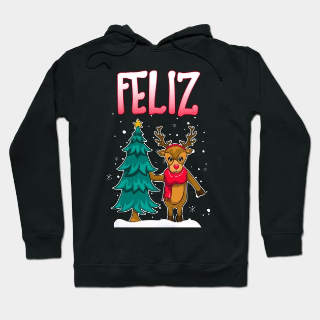 Feliz Navidad Matching Couple Sweaters Hoodie by KsuAnn